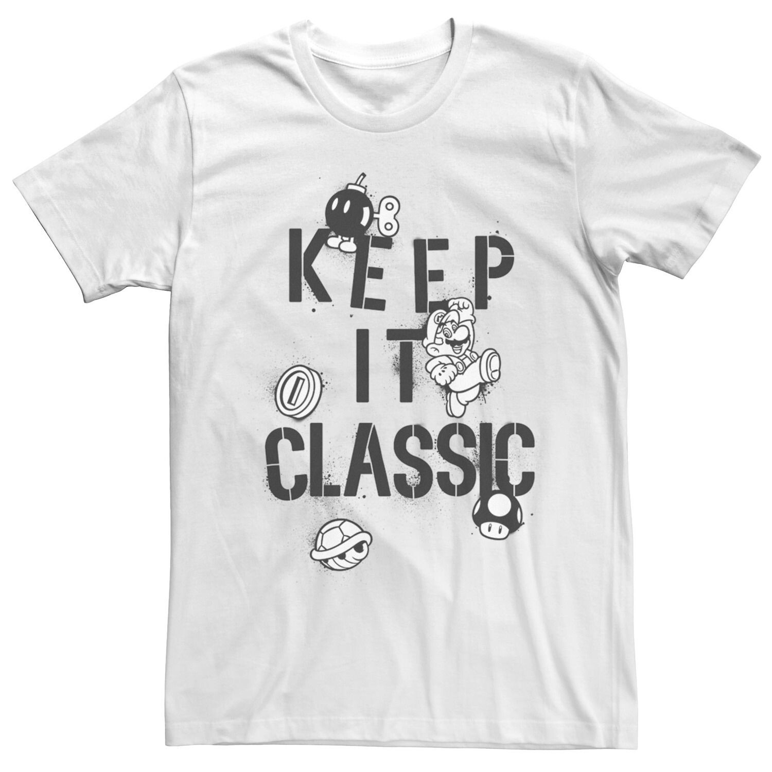 Мужская классическая раскрашенная футболка Nintendo Super Mario Keep It Licensed Character
Мужская классическая раскрашенная футболка Nintendo Super Mario Keep It Licensed Character