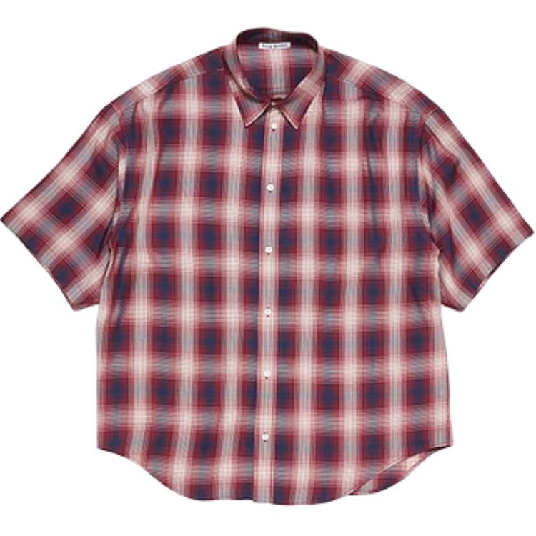 Рубашка с пуговицами Acne Studios, красный/синий
Рубашка с пуговицами Acne Studios, красный/синий