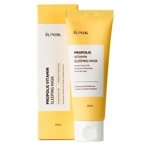Витаминная ночная маска Юник с прополисом, Iunik
Витаминная ночная маска Юник с прополисом, Iunik