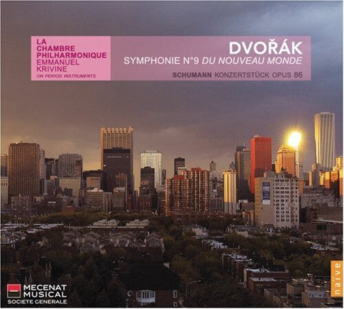 CD диск Dvorak / Schumann / La Chambre Phil / Krivine: Symphony No. 9 from the New World / Konzertstuck
CD диск Dvorak / Schumann / La Chambre Phil / Krivine: Symphony No. 9 from the New World / Konzertstuck