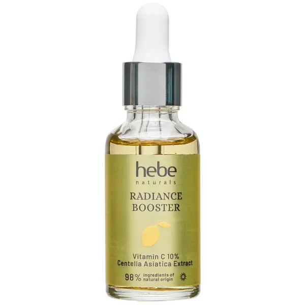 Осветляющая сыворотка с витамином С для лица, 30 мл Hebe Naturals Radiance booster
Осветляющая сыворотка с витамином С для лица, 30 мл Hebe Naturals Radiance booster