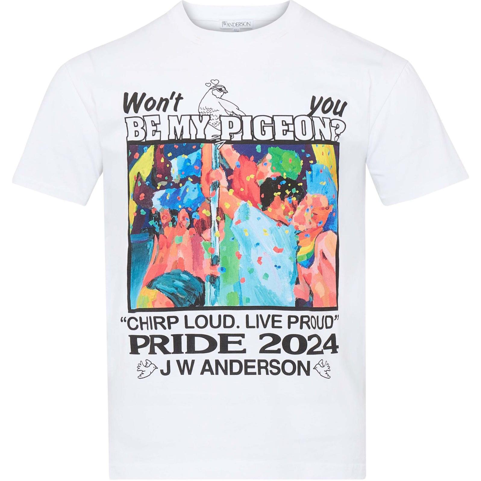 Футболка с графическим принтом из органического хлопка JW Anderson, белый
Футболка с графическим принтом из органического хлопка JW Anderson, белый