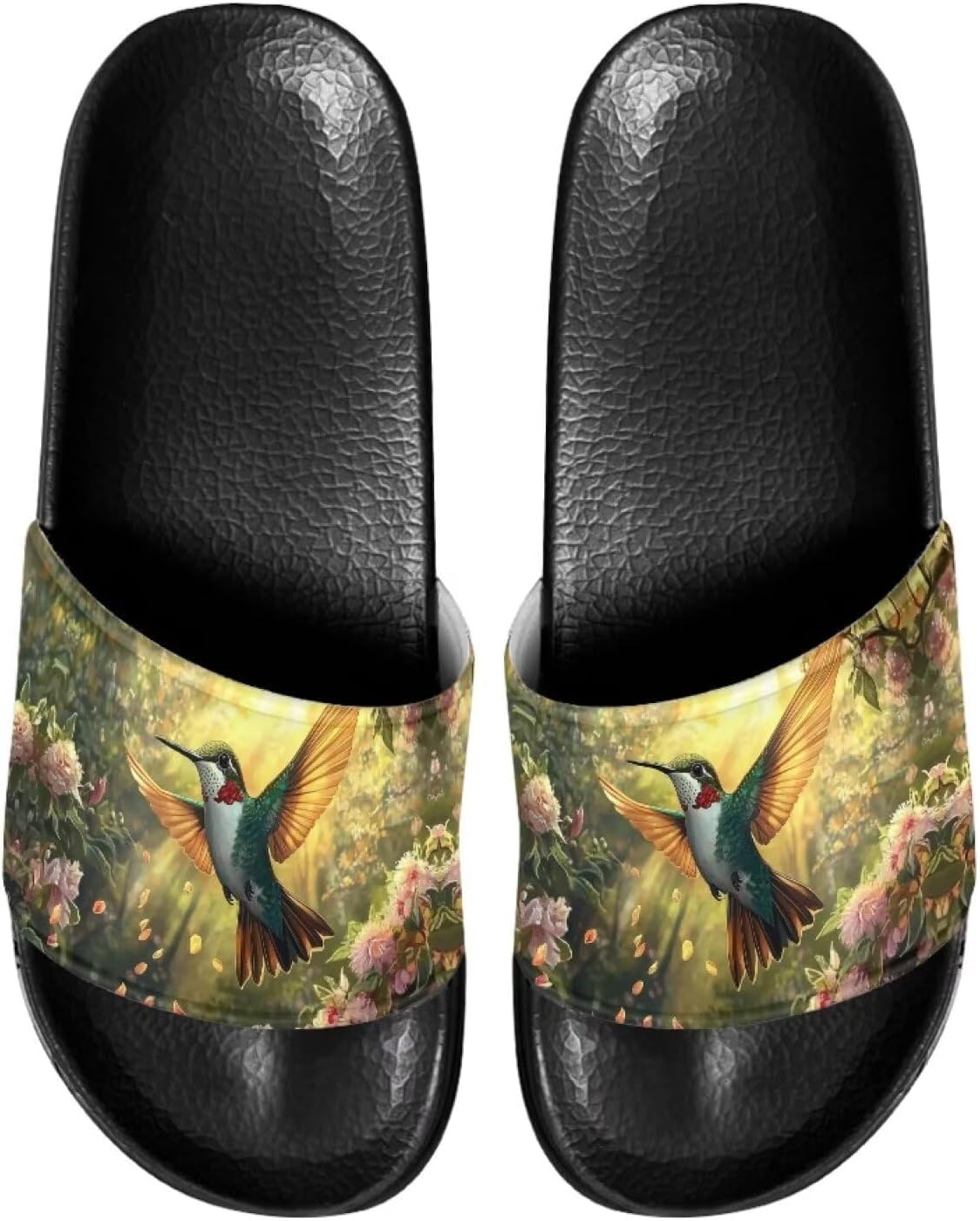 Тапочки для женщин и мужчин, нескользящие, быстро сохнущие, для душа, сандалии для ванной Judentidos, Hummingbird Floral
Тапочки для женщин и мужчин, нескользящие, быстро сохнущие, для душа, сандалии для ванной Judentidos, Hummingbird Floral