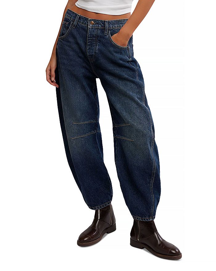 Джинсы Good Luck средней посадки Barrel в цвете Deep End Free People, синий
Джинсы Good Luck средней посадки Barrel в цвете Deep End Free People, синий