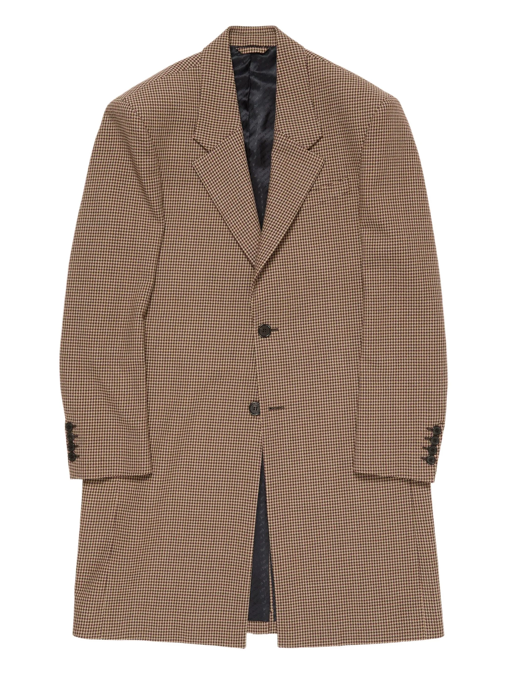 Шерстяное пальто в ломаную клетку Acne Studios, коричневый
Шерстяное пальто в ломаную клетку Acne Studios, коричневый