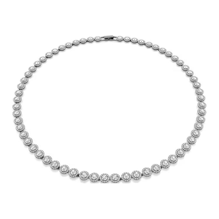 Ангельское теннисное колье Swarovski, белый
Ангельское теннисное колье Swarovski, белый
