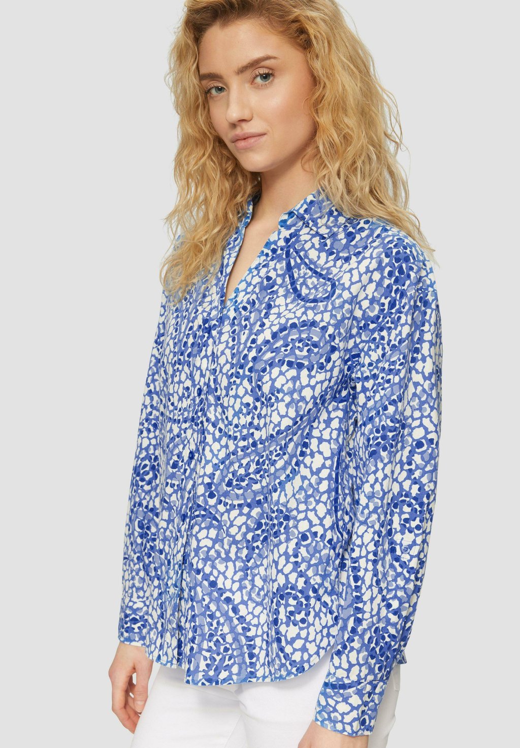 Блузка на пуговицах s.Oliver, синий
Блузка на пуговицах s.Oliver, синий