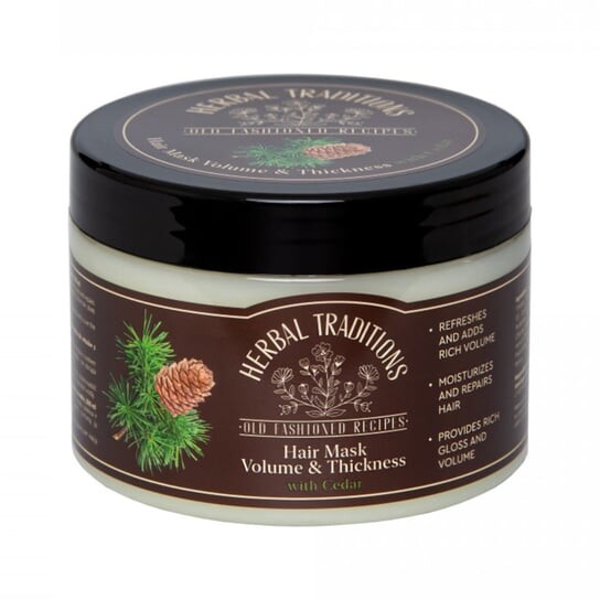 Маска для волос с кедром, объем, 300мл Herbal Traditions
Маска для волос с кедром, объем, 300мл Herbal Traditions