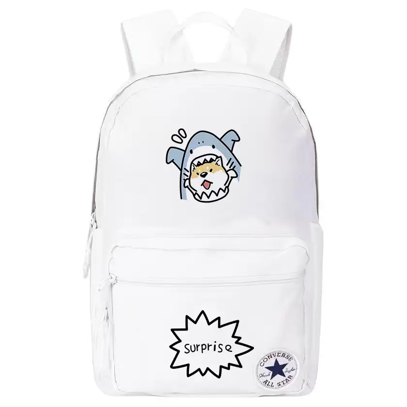 Converse Полиэстеровый рюкзак обычный унисекс белый, Shark Cartoon
Converse Полиэстеровый рюкзак обычный унисекс белый, Shark Cartoon