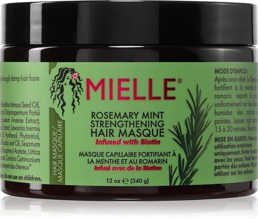 Маска для глубокого укрепления волос с розмарином и мятой Mielle, 340 гр
Маска для глубокого укрепления волос с розмарином и мятой Mielle, 340 гр