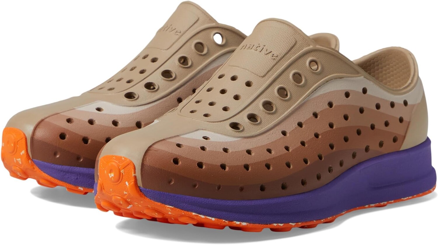 Кроссовки Native Shoes Kids Robbie Print, цвет Flax Tan/Ultra Violet/Sunset Speckle Rubber/Barista Foggy Fade
Кроссовки Native Shoes Kids Robbie Print, цвет Flax Tan/Ultra Violet/Sunset Speckle Rubber/Barista Foggy Fade