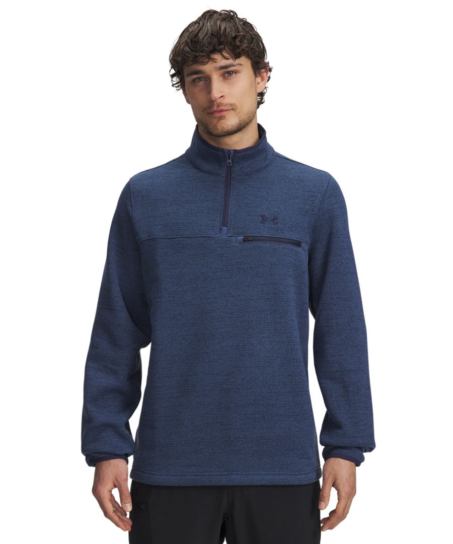 Мужской свитер с застежкой-молнией на четверть длины Under Armour, Blue
Мужской свитер с застежкой-молнией на четверть длины Under Armour, Blue
