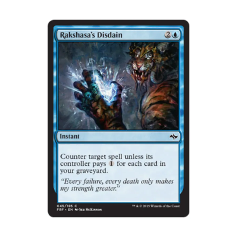 CCG Презрение Ракшаса (С), MTG - Fate Reforged
CCG Презрение Ракшаса (С), MTG - Fate Reforged