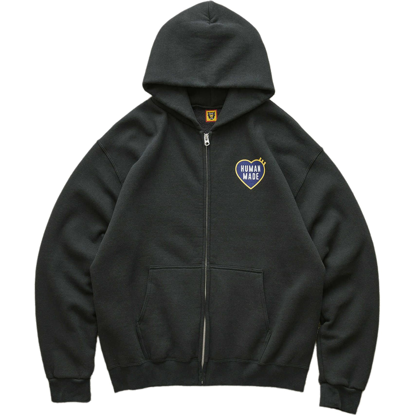 Классический худи на молнии HUMAN MADE, черный
Классический худи на молнии HUMAN MADE, черный
