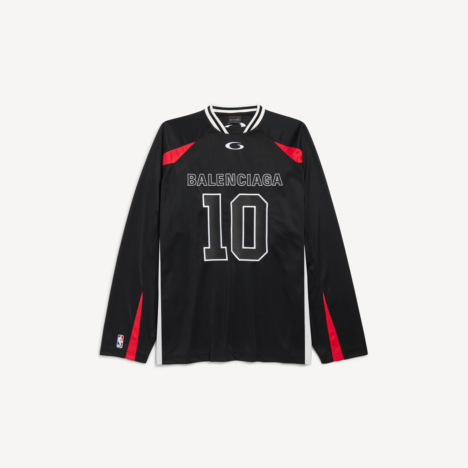 Мужская удлиненная футболка с длинными рукавами Balenciaga в сотрудничестве с NBA, черная/многоцветная, черный
Мужская удлиненная футболка с длинными рукавами Balenciaga в сотрудничестве с NBA, черная/многоцветная, черный