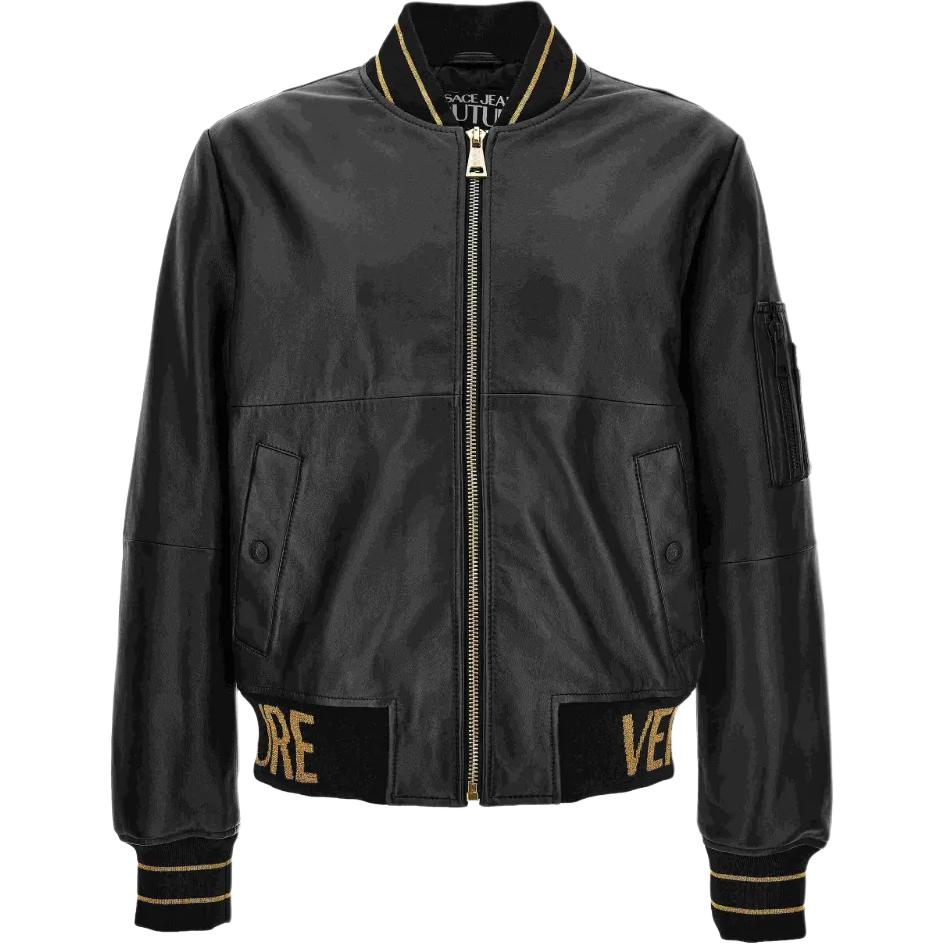 Бомбер с ребристой отделкой VERSACE JEANS COUTURE, черный
Бомбер с ребристой отделкой VERSACE JEANS COUTURE, черный