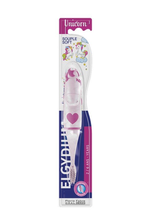 Зубная щетка Elgydium Unicorn для детей 2-6 лет
Зубная щетка Elgydium Unicorn для детей 2-6 лет