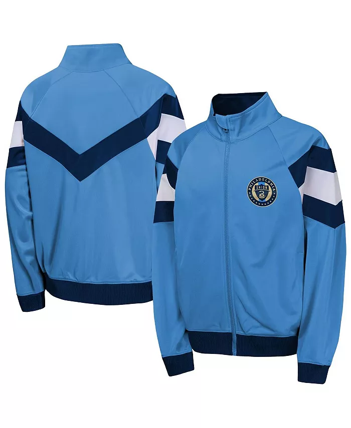 Куртка с полной застежкой-молнией Philadelphia Union Field General Track для старших мальчиков и девочек, синяя Outerstuff
Куртка с полной застежкой-молнией Philadelphia Union Field General Track для старших мальчиков и девочек, синяя Outerstuff