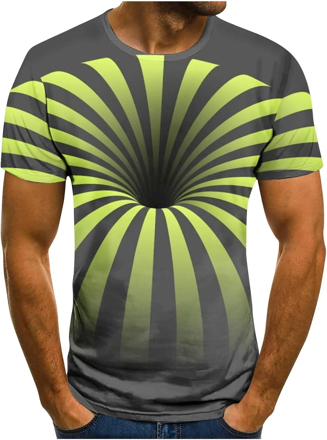 Футболка Unisex с 3D оптическим принтом, короткий рукав Zeiyignr
Футболка Unisex с 3D оптическим принтом, короткий рукав Zeiyignr