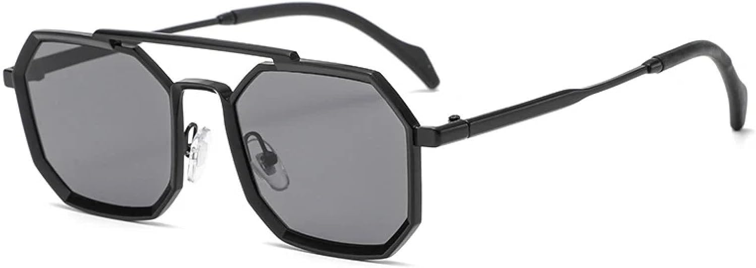 Ретро женские солнцезащитные очки в металлической оправе с зеркальными линзами, защита от УФ-излучения UV400; мужские солнцезащитные очки в стиле панк SZVVBKK, Black Gray
Ретро женские солнцезащитные очки в металлической оправе с зеркальными линзами, защита от УФ-излучения UV400; мужские солнцезащитные очки в стиле панк SZVVBKK, Black Gray