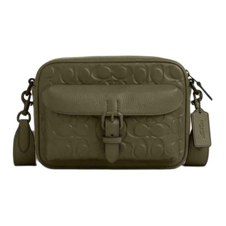 COACH Кожаная наплечная сумка через плечо маленькая мужская оливково-зеленая
COACH Кожаная наплечная сумка через плечо маленькая мужская оливково-зеленая