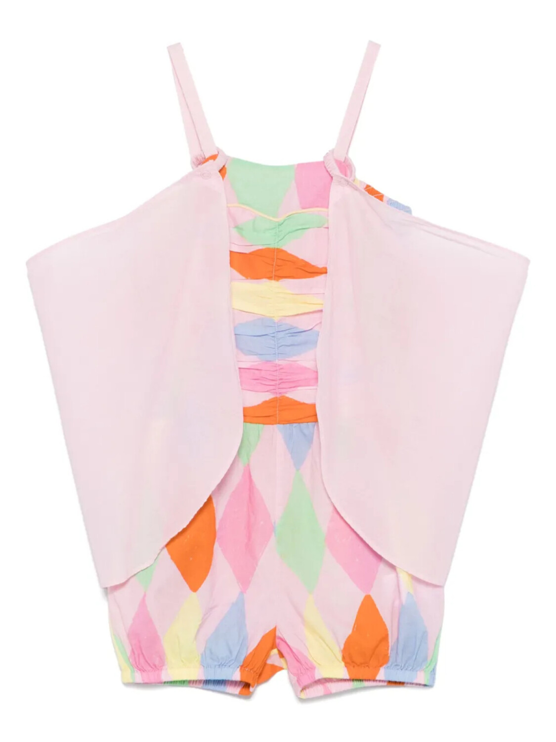 Stella McCartney Kids ромпер с принтом и вставками, розовый
Stella McCartney Kids ромпер с принтом и вставками, розовый