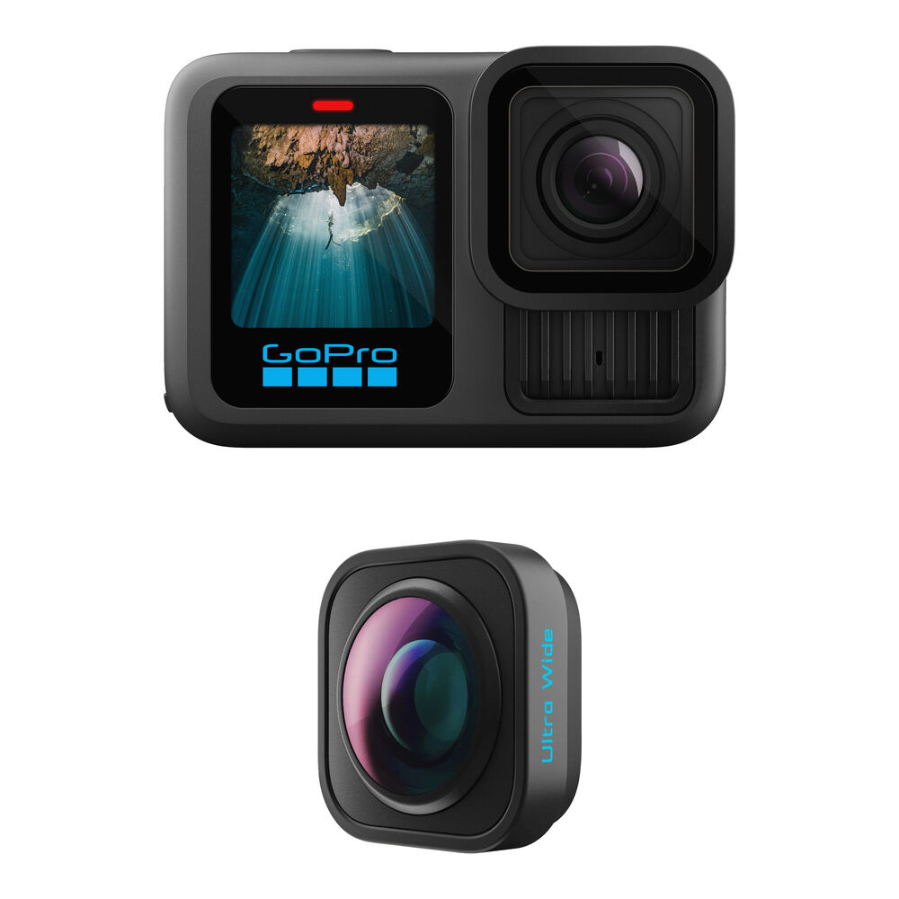 GoPro HERO13 Black с модулем сверхширокого объектива
GoPro HERO13 Black с модулем сверхширокого объектива