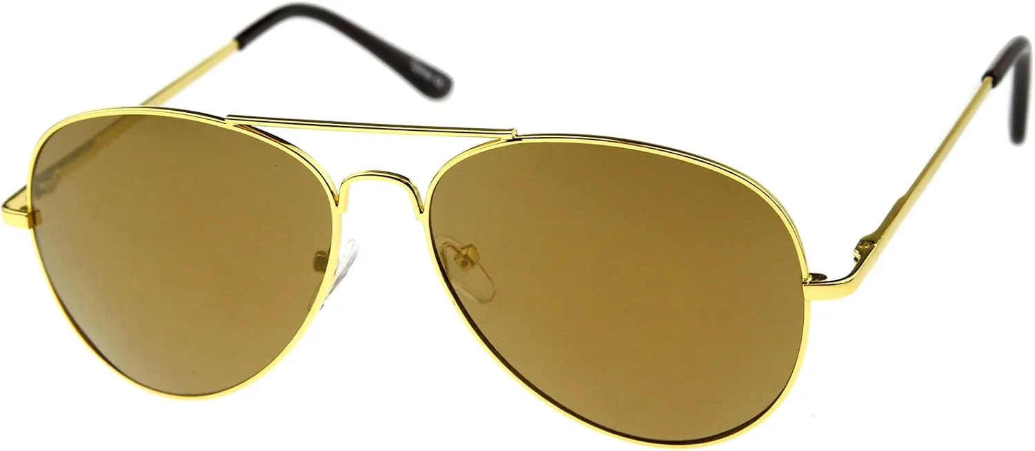 Солнцезащитные очки-авиаторы zeroUV Classic с металлической оправой, пружинными шарнирами, цветными зеркальными линзами, диаметр линз 56 мм, Gold / Gold Mirror
Солнцезащитные очки-авиаторы zeroUV Classic с металлической оправой, пружинными шарнирами, цветными зеркальными линзами, диаметр линз 56 мм, Gold / Gold Mirror