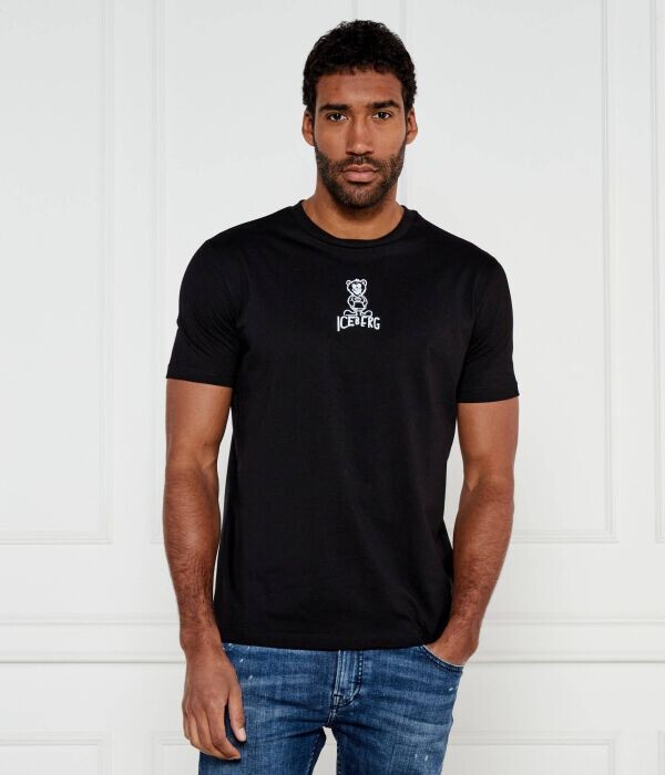 Футболка Iceberg Regular Fit, черный 
Футболка Iceberg Regular Fit, черный