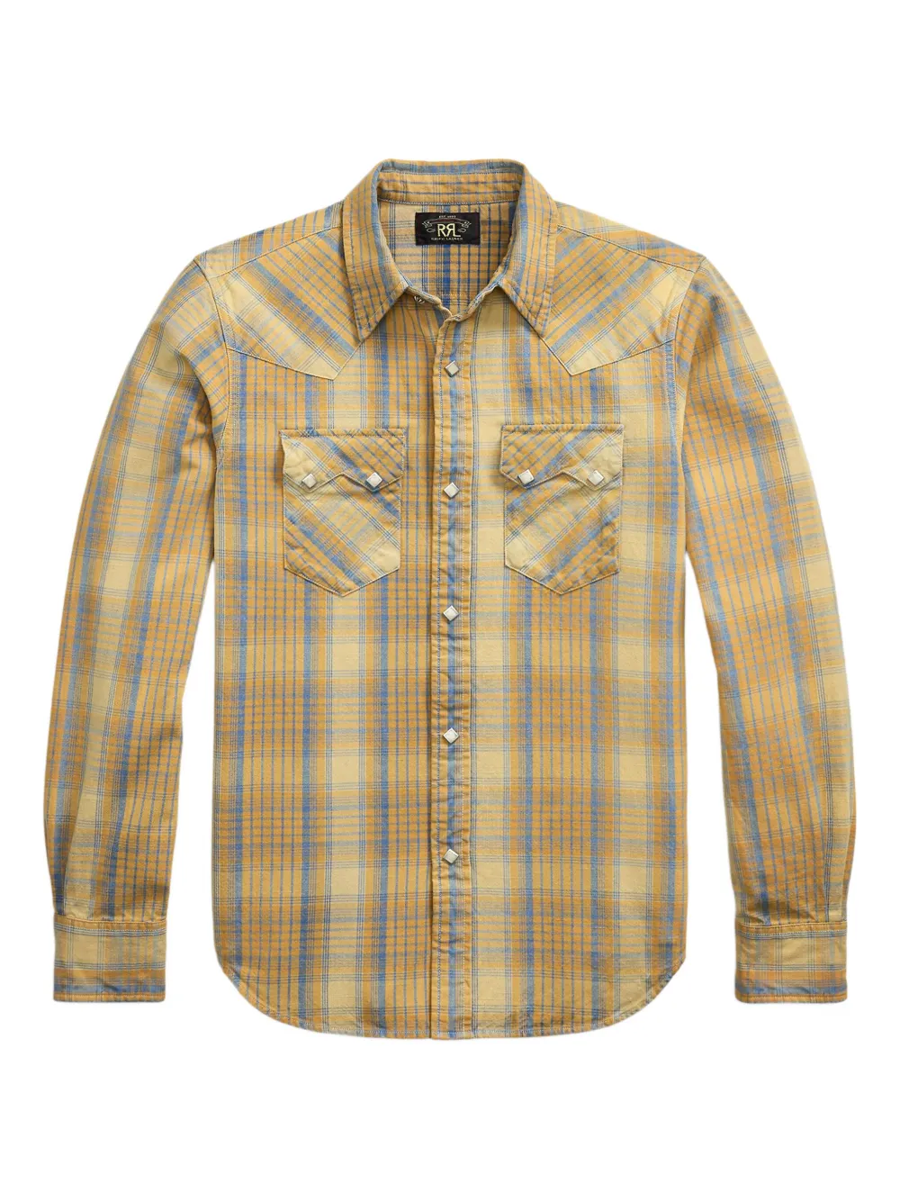 Рубашка Sawtooth Ralph Lauren RRL, желтый 
Рубашка Sawtooth Ralph Lauren RRL, желтый