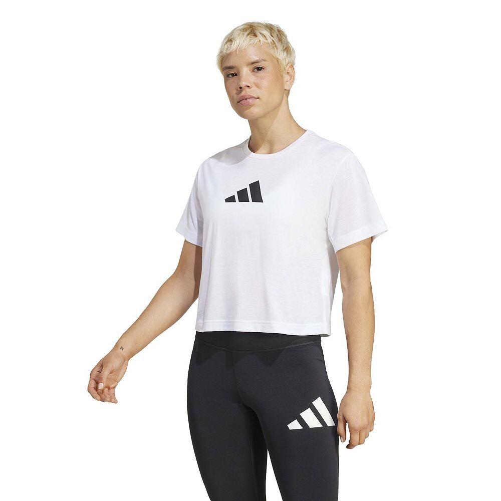 Женская тренировочная футболка с большим логотипом adidas Train Essentials Adidas, белый
Женская тренировочная футболка с большим логотипом adidas Train Essentials Adidas, белый