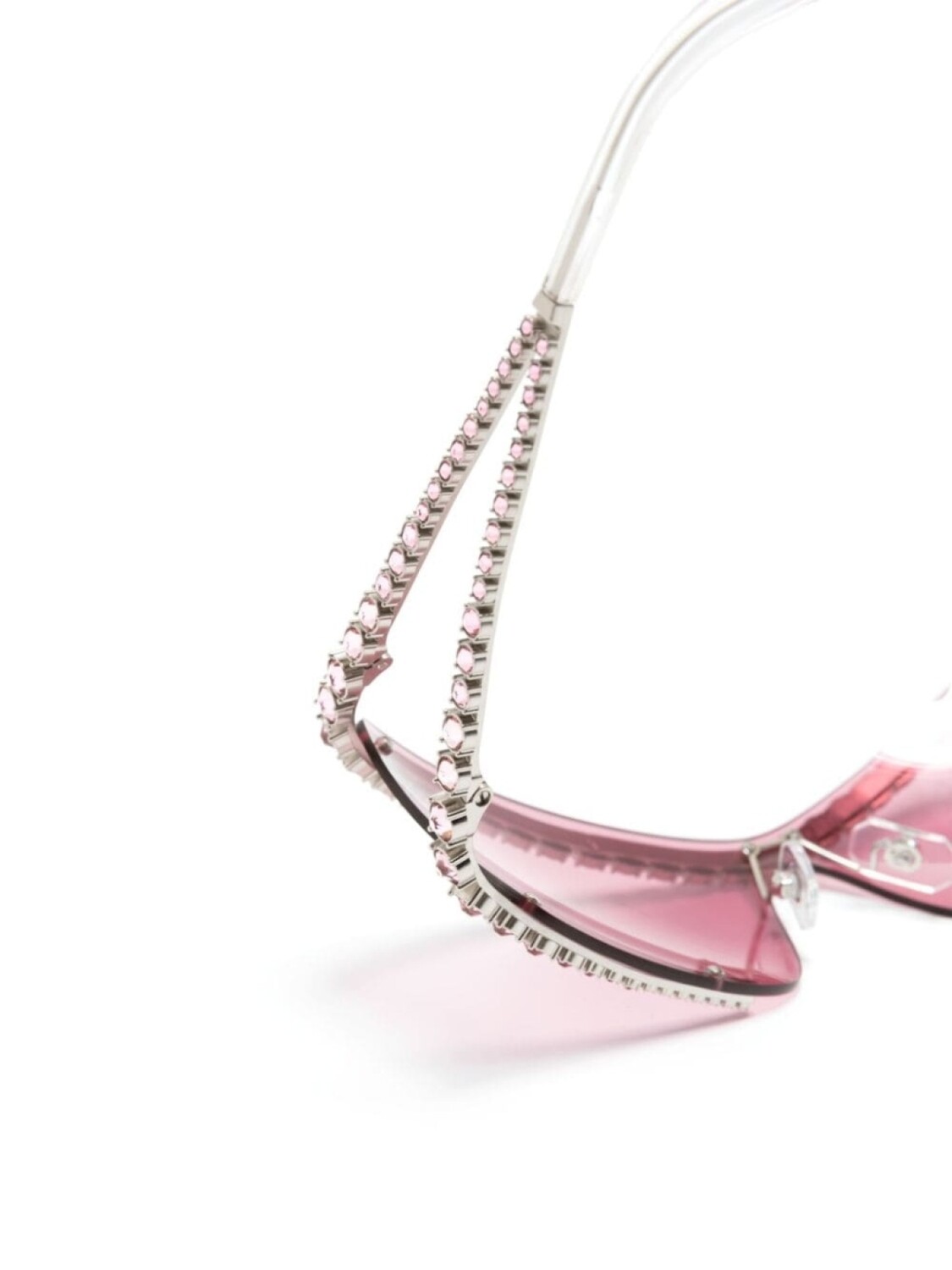 Swarovski солнцезащитные очки-маска с кристаллами, серебряный
Swarovski солнцезащитные очки-маска с кристаллами, серебряный