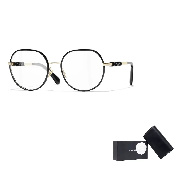 CHANEL Металлическая оправа для очков неправильной формы унисекс черная, Black
CHANEL Металлическая оправа для очков неправильной формы унисекс черная, Black