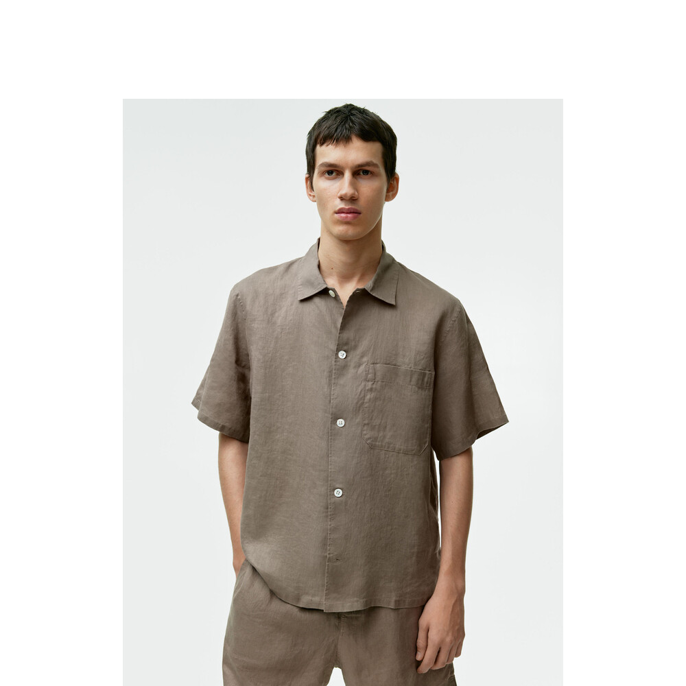 Рубашка мужская Arket льняная, темно-коричневый
Рубашка мужская Arket льняная, темно-коричневый