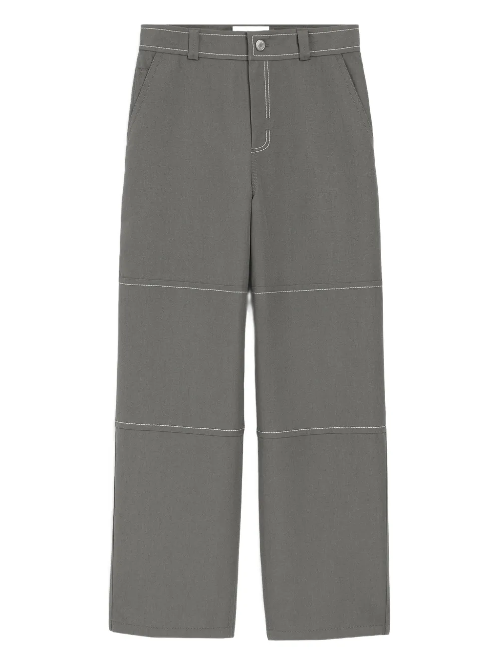 Брюки с контрастной строчкой Ami Paris, серый
Брюки с контрастной строчкой Ami Paris, серый