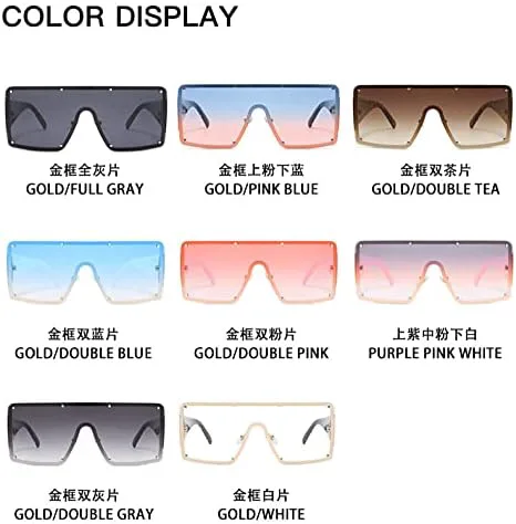 Крупные солнцезащитные очки для женщин, металлическая оправа, винтажные солнцезащитные очки для мужчин, ретро-градиентные солнцезащитные очки MTZJH, Blue- Pink
Крупные солнцезащитные очки для женщин, металлическая оправа, винтажные солнцезащитные очки для мужчин, ретро-градиентные солнцезащитные очки MTZJH, Blue- Pink