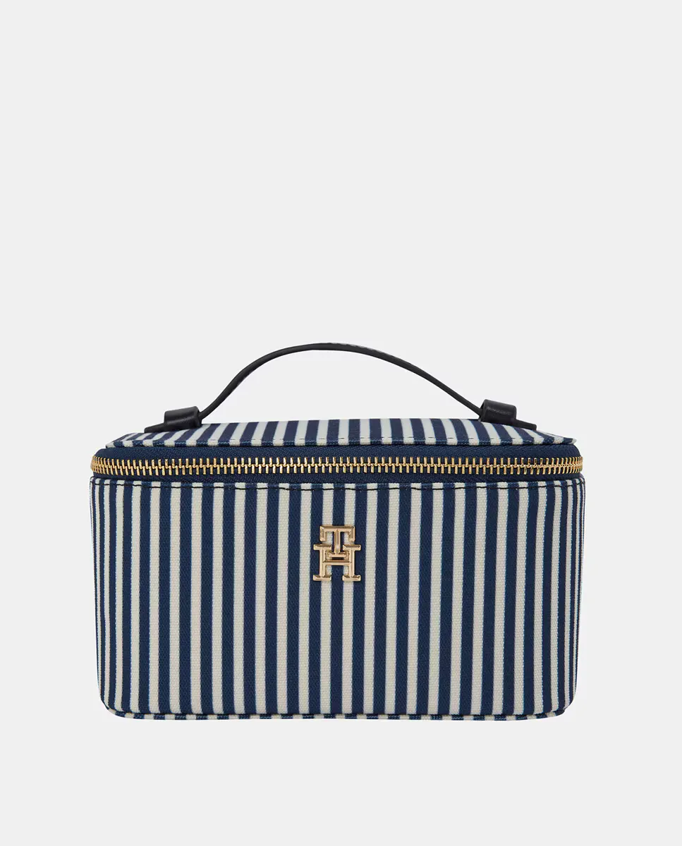 Темно-синяя полосатая сумка для туалетных принадлежностей от Tommy Hilfiger, темно-синий/белый
Темно-синяя полосатая сумка для туалетных принадлежностей от Tommy Hilfiger, темно-синий/белый