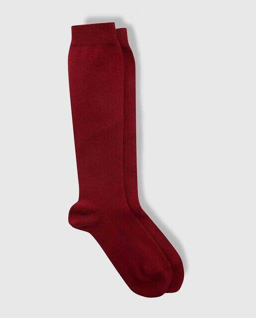 Однотонные детские высокие носки Condor, гранатовый
Однотонные детские высокие носки Condor, гранатовый