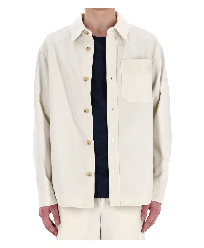 Рубашка цвета слоновой кости для весны-лета A.P.C., бежевый
Рубашка цвета слоновой кости для весны-лета A.P.C., бежевый