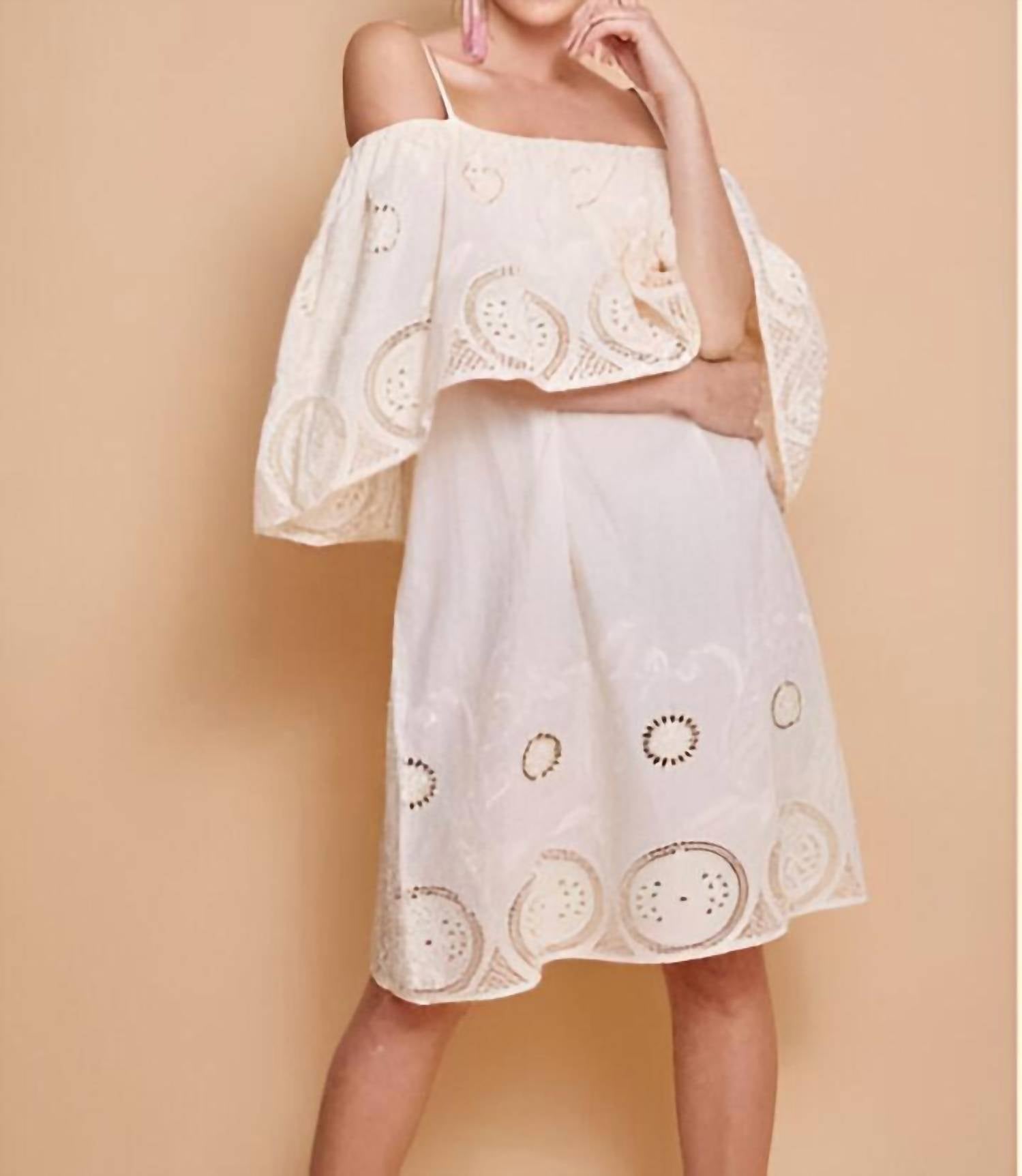 Мини-платье Florencia в бежевом цвете Guadalupe Design
Мини-платье Florencia в бежевом цвете Guadalupe Design