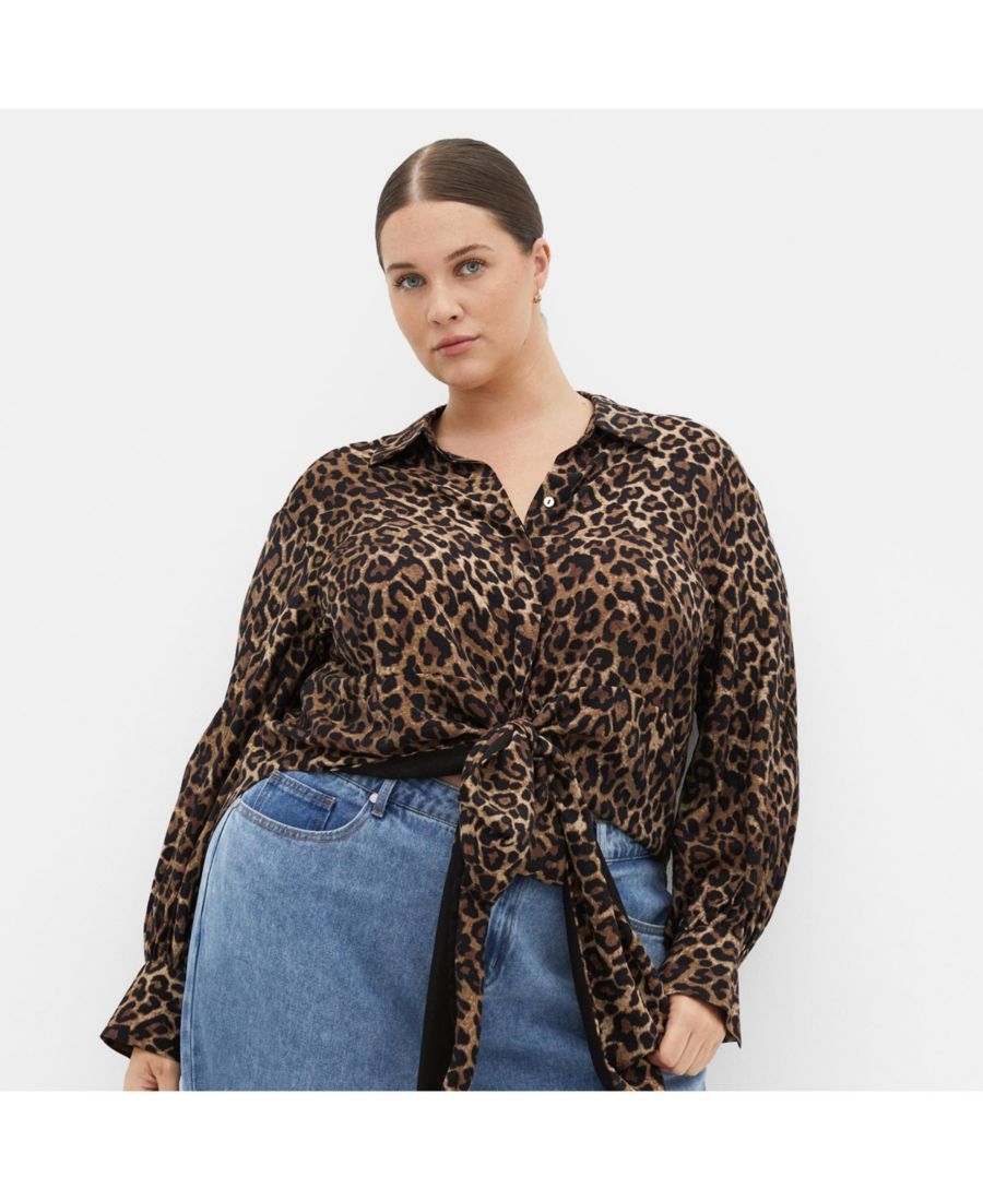 Рубашка с принтом Элли больших размеров CITY CHIC, Leopard
Рубашка с принтом Элли больших размеров CITY CHIC, Leopard