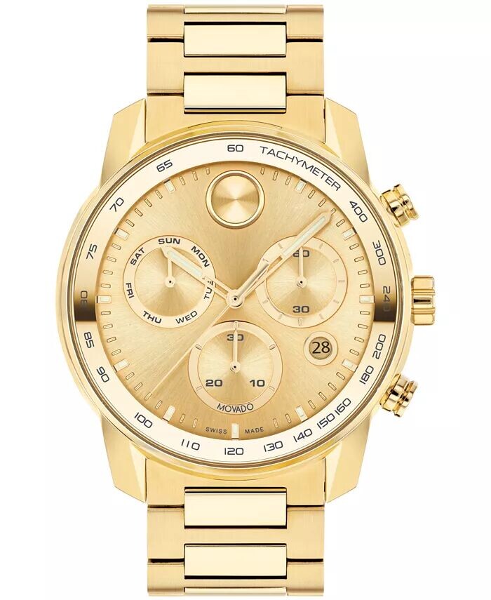 Мужские часы Bold Verso с желтым ионным позолоченным стальным браслетом, 44 мм Movado, Позолоченный, Мужские часы Bold Verso с желтым ионным позолоченным стальным браслетом, 44 мм Movado
Мужские часы Bold Verso с желтым ионным позолоченным стальным браслетом, 44 мм Movado, Позолоченный, Мужские часы Bold Verso с желтым ионным позолоченным стальным браслетом, 44 мм Movado