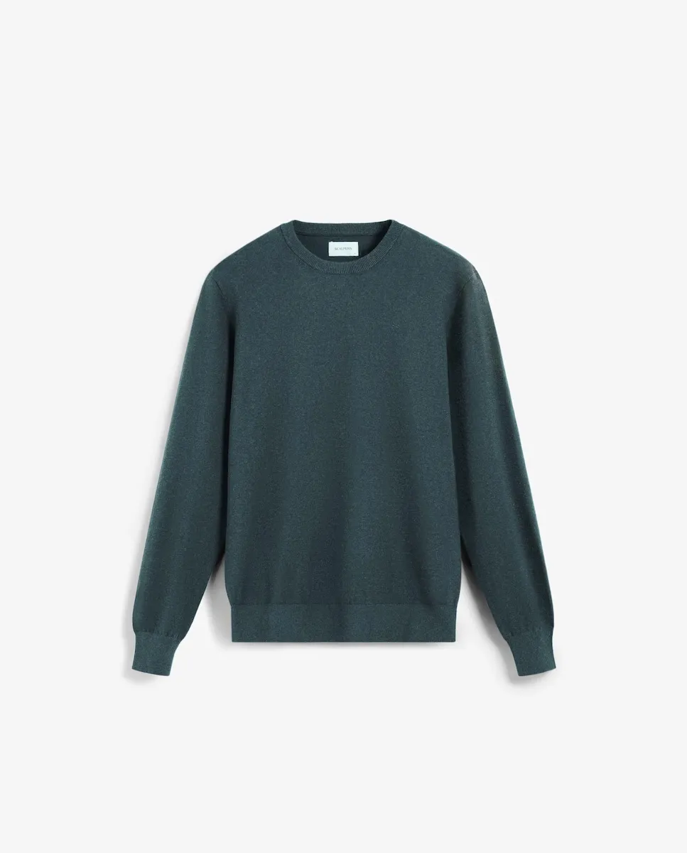 Мужской джемпер с вышитым черепом из хлопка Scalpers, темно-зеленый
Мужской джемпер с вышитым черепом из хлопка Scalpers, темно-зеленый