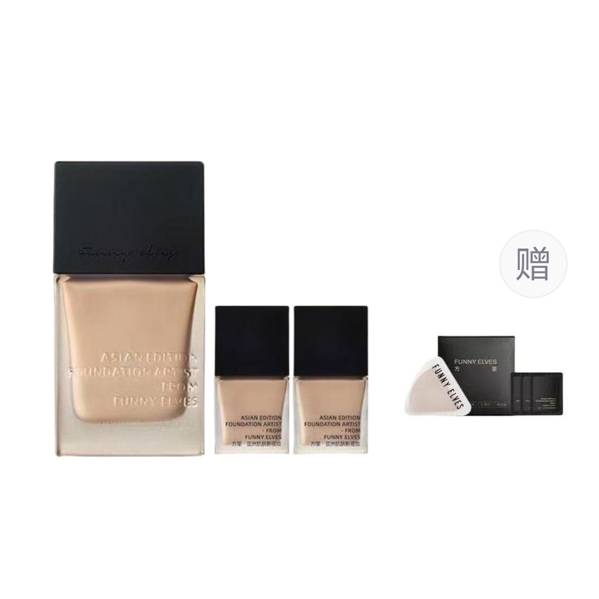 Жидкий тональный крем / Крем-основа для женщин FUNNY ELVES
Жидкий тональный крем / Крем-основа для женщин FUNNY ELVES