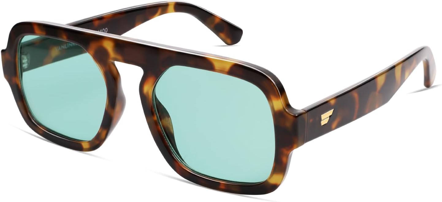 Солнцезащитные очки-авиаторы VANLINKER большого размера в стиле ретро, квадратной формы, для женщин и мужчин, винтажный стиль 70-х, модные большие очки с плоской верхней частью VL9826, C3-tortoiseshell/Green
Солнцезащитные очки-авиаторы VANLINKER большого размера в стиле ретро, квадратной формы, для женщин и мужчин, винтажный стиль 70-х, модные большие очки с плоской верхней частью VL9826, C3-tortoiseshell/Green