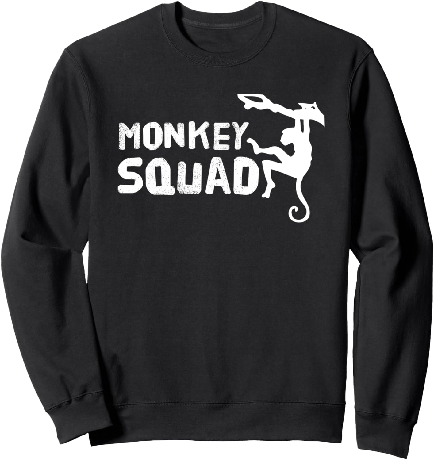 Обезьянья команда - Забавная толстовка для любителей обезьян Monkey Squad, черный
Обезьянья команда - Забавная толстовка для любителей обезьян Monkey Squad, черный
