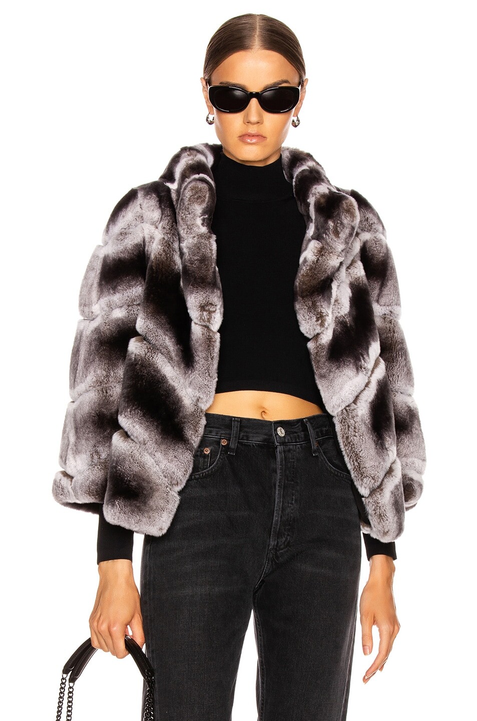 Куртка с кроликом Рекс Yves Salomon, цвет Chinchilla
Куртка с кроликом Рекс Yves Salomon, цвет Chinchilla