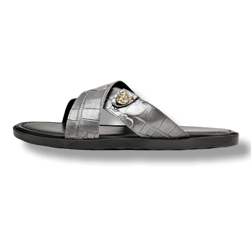 Сандалии мужские серебристые с резиновой подошвой, нескользящие, быстросохнущие Brounvanm, Silver
Сандалии мужские серебристые с резиновой подошвой, нескользящие, быстросохнущие Brounvanm, Silver