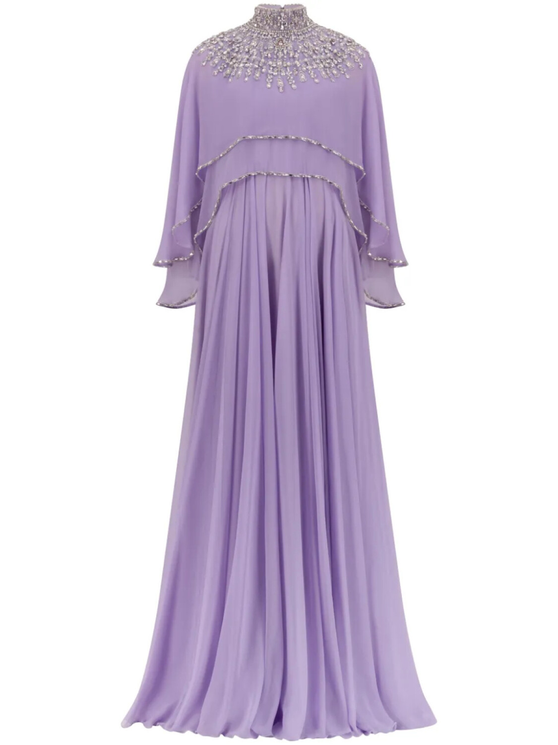 Dina Melwani декорированное платье, фиолетовый 
Dina Melwani декорированное платье, фиолетовый