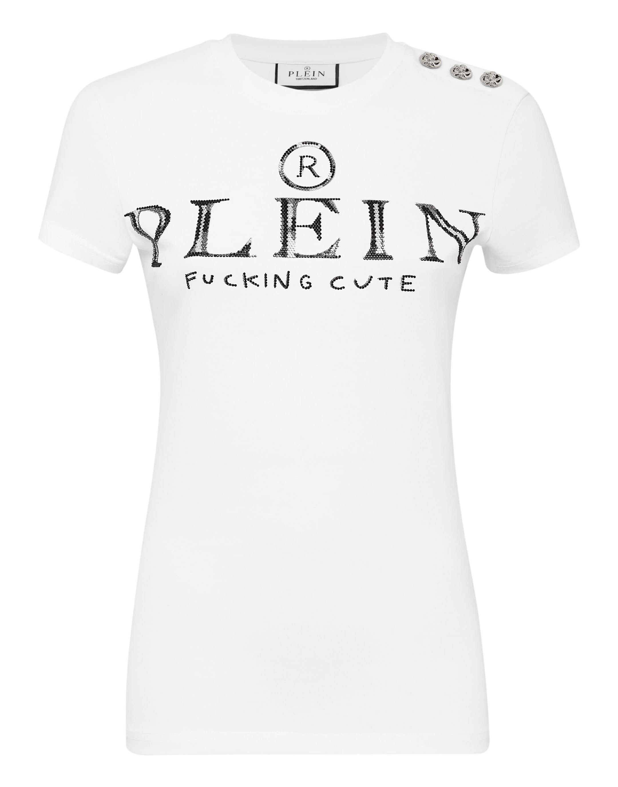 Футболка с круглым вырезом SS Sexy Pure Fit со стразами PHILIPP PLEIN, белый
Футболка с круглым вырезом SS Sexy Pure Fit со стразами PHILIPP PLEIN, белый